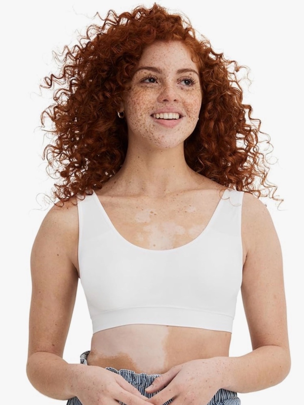 Jockey Women's Modern Micro Seamfree Bralette White Size S